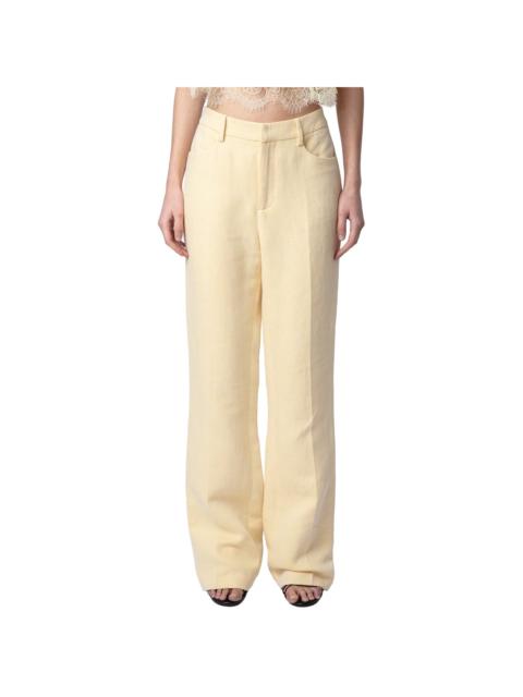 Zadig & Voltaire Zadig & Voltaire Pistol Lin Lurex Linen-Blend Pants