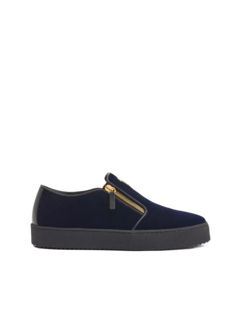 Giuseppe Zanotti Gz-kobe signature-detail zipped slip-ons