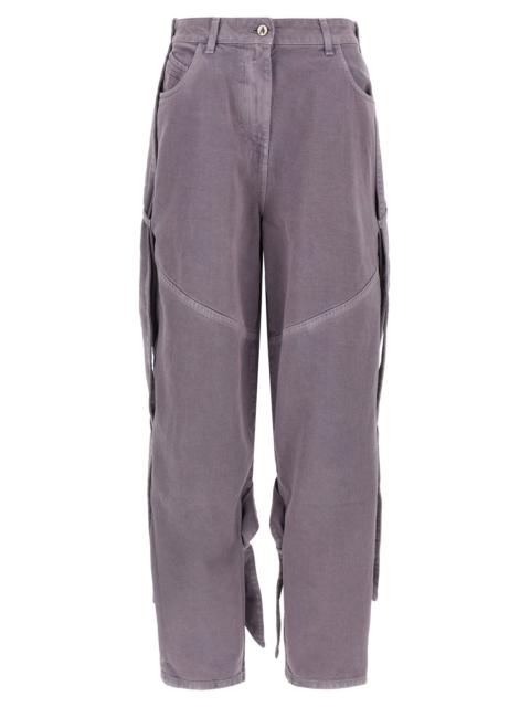 THE ATTICO Garment-Dyed Jeans Purple