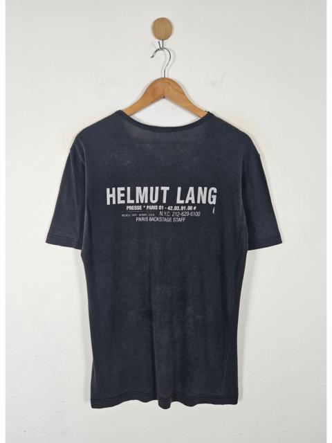 Helmut Lang Helmut Lang Backstage Staff Paris NYC shirt