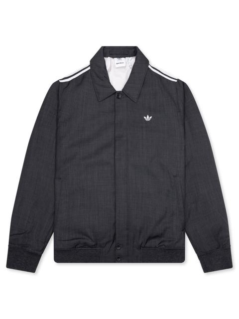 adidas Originals ADIDAS ORIGINALS X WALES BONNER WOOL BLOUSON - DARK GREY HEATHER
