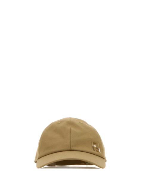 FENDI Fendi Men Cappuccino Cotton Blend Baseball Cap