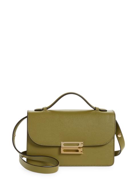 Victoria Beckham Victoria Beckham The Mini Dorian Leather Shoulder Bag in Cactus Green at Nordstrom