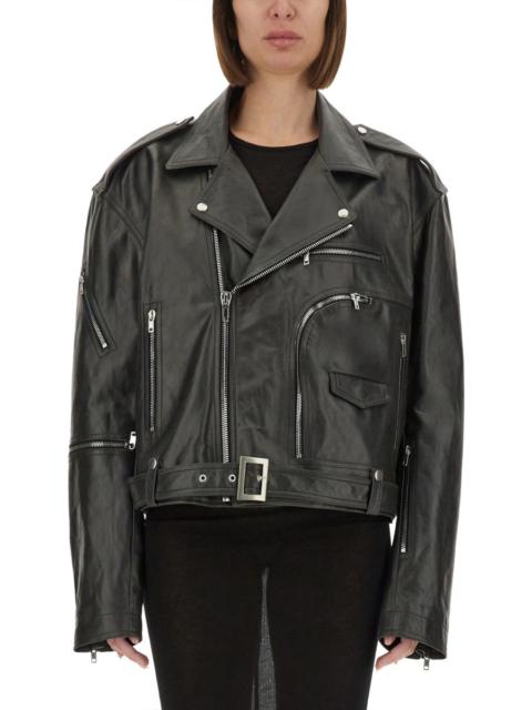 Rick Owens Women "Cropped Jumbo Bauhaus" Jacket
