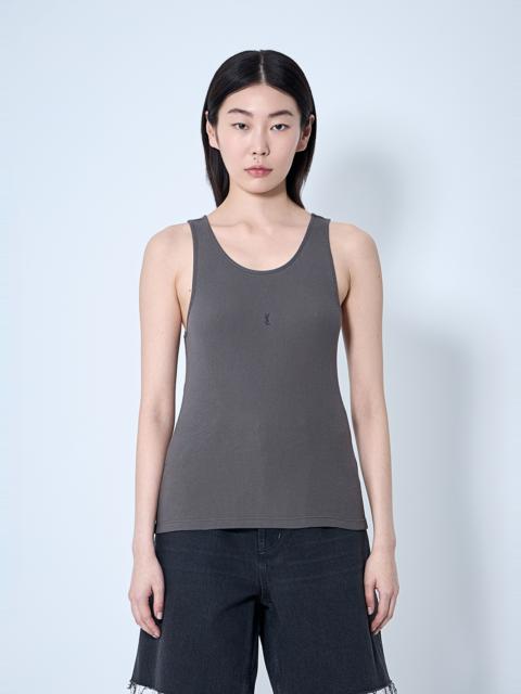 SAINT LAURENT Cassandre Tank Top
