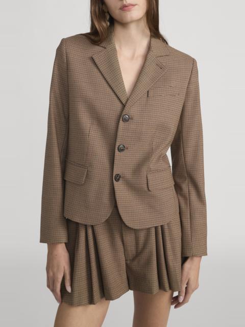 FRAME FRAME The Plaid Smart Blazer in Brown Multi at Nordstrom