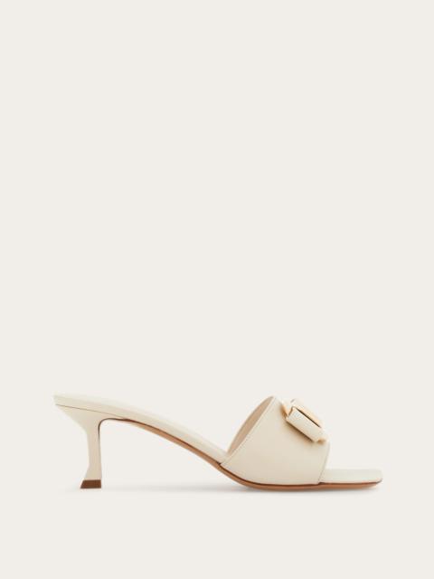 FERRAGAMO Ferragamo New Vara Plate Slide Sandals