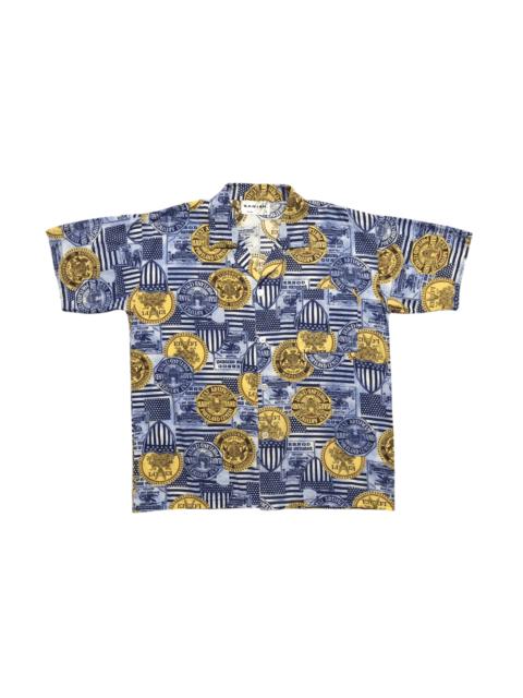 Other Designers Japanese Brand - 80s-90s Vintage Ranian All Over Print Open Collar Shirt Rare