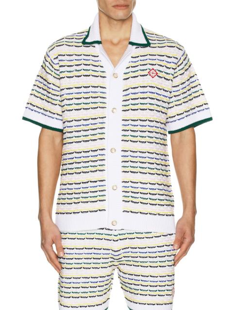 CASABLANCA Tuck Stitch Shirt