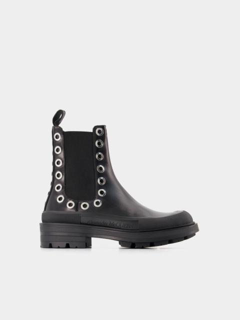 Alexander McQueen ALEXANDER MCQUEEN TREAD SLICK ANKLE BOOTS