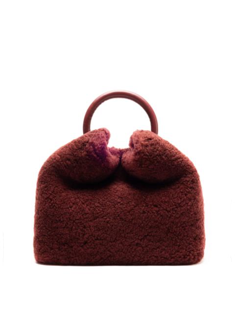 Elleme Baozi Shearling Teddy Burgundy