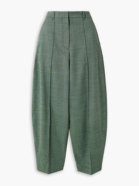 Stella McCartney Pleated stretch-wool tapered pants