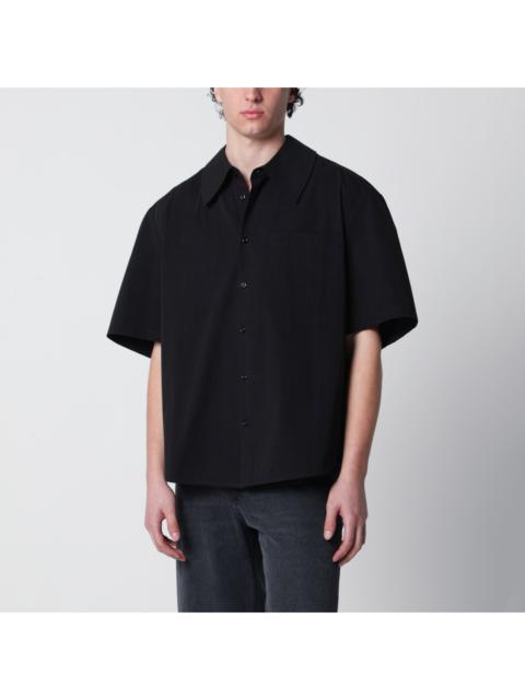 Séfr Sefr Waylon Black Cotton Poplin Shirt Men