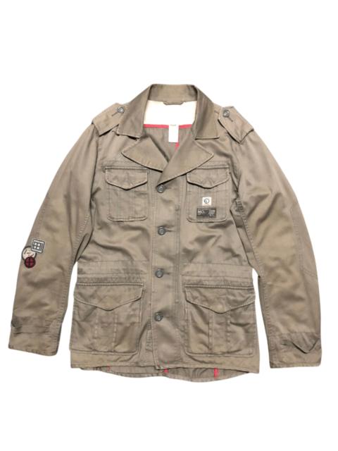 Diesel Vintage Diesel Jacket Military Style Sunfaded Faded