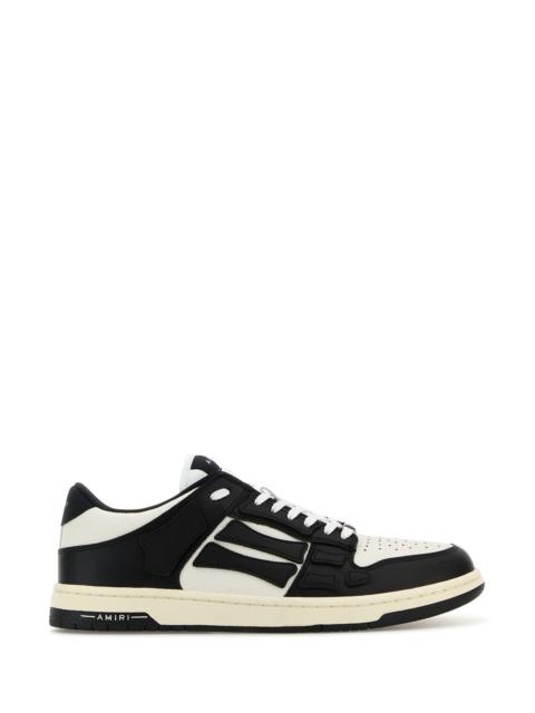 Amiri Men Tow-Tone Leather Skel Sneakers