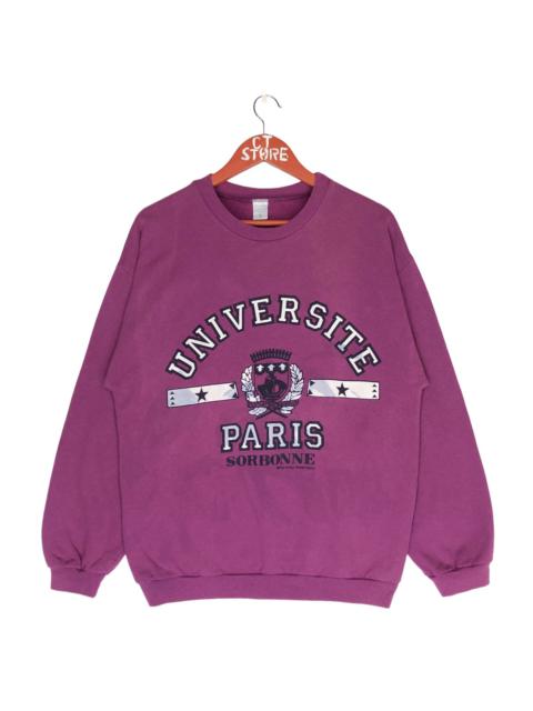 Other Designers Vintage - Vintage Sorbonne University Of Paris Sweatshirts Big Logo