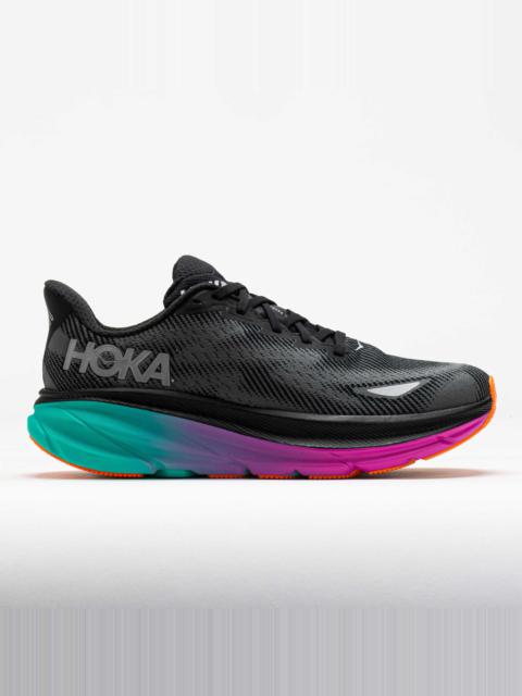 HOKA HOKA Clifton 9 GTX Men's Black/Electric Aqua