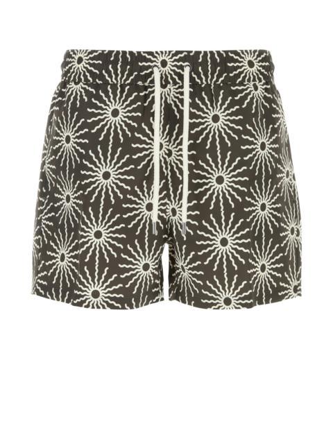FRESCOBOL CARIOCA Printed polyester Rio swimming shorts