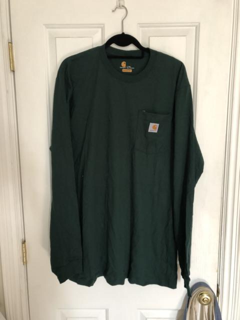 Carhartt Large Tall Forest Green Pocket Tee