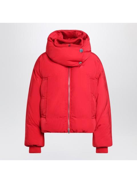 Sportmax Sportmax Red Water-Repellent Cropped Down Jacket Women