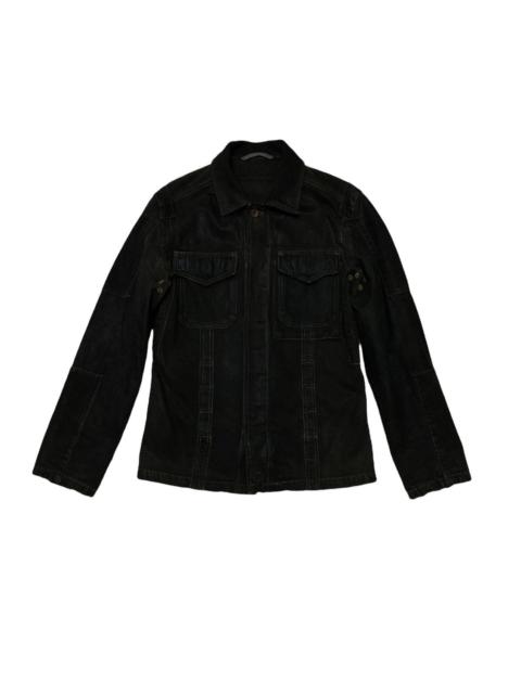 Rick Owens Rick Owens Drkshdw waxed Buttons Denim Jacket Design Rare