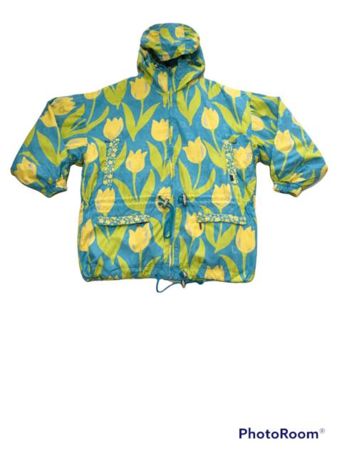 Other Designers Descente - 🔥FINAL DROP🔥D.D Full Printed Tulip Flower Jacket Very Nice