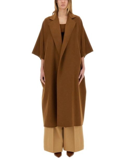 Max Mara Max Mara Women Camel Drap Cape Coat