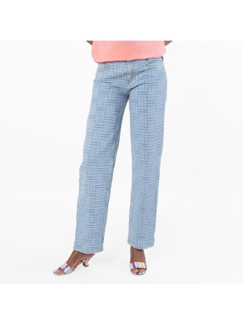 KENZO Kenzo Regular Waist Cotton Pants, Size 27