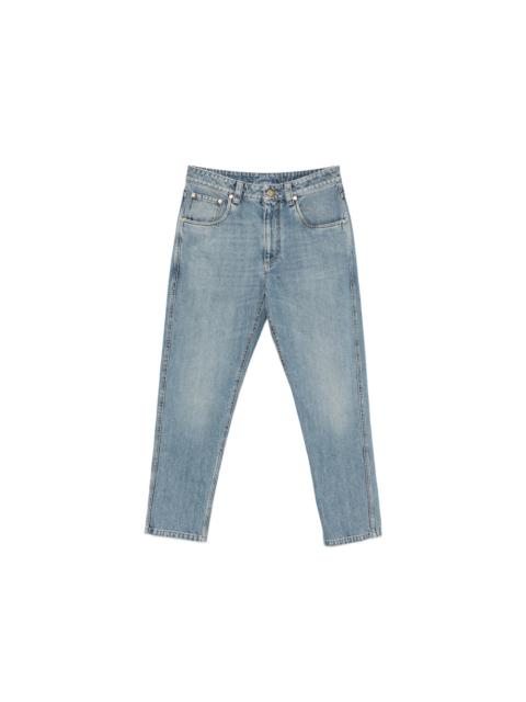 Brunello Cucinelli Brunello Cucinelli Blue Denim - Straight-Leg Jeans Women