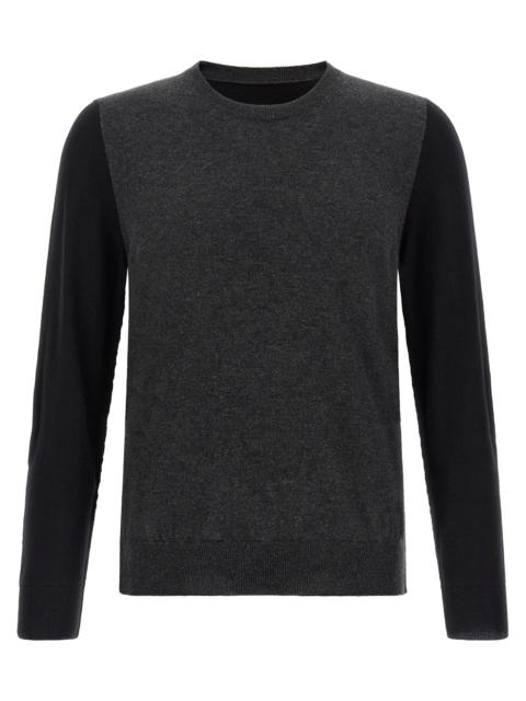 Maison Margiela Maison Margiela Men Two-Tone Wool Sweater