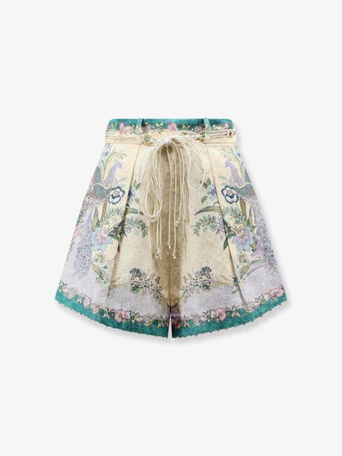 Zimmermann Zimmermann Indra Cotton And Silk Shorts