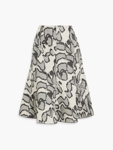 Stella McCartney Flared jacquard skirt