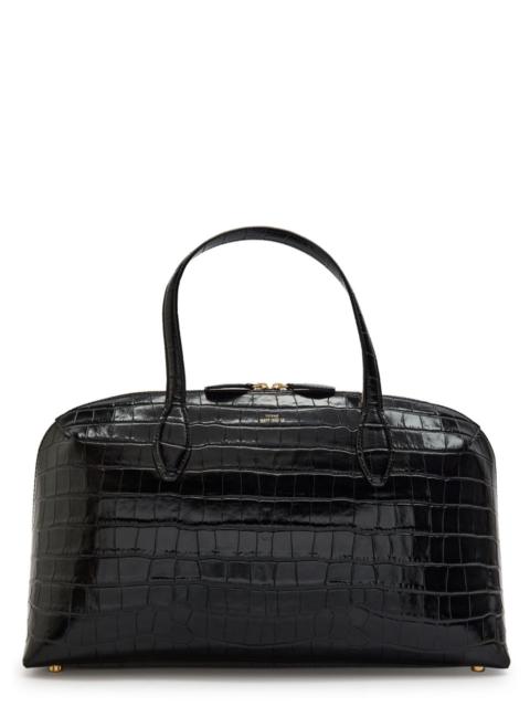 TOTEME Toteme Lounge Medium Crocodile-effect Leather top Handle bag