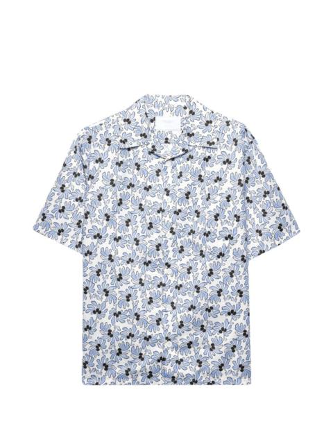 Prada Prada Men Printed Cotton Blend Shirt