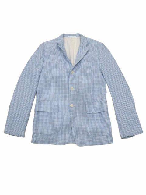 Comme Des Garçons CDGH AD2007 Linen/Polyester Grid Jacket