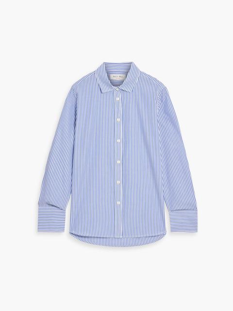 Other Designers Val striped cotton-poplin shirt