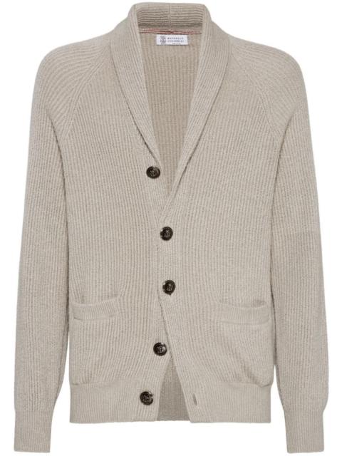 Brunello Cucinelli Brunello Cucinelli Men English Rib Knit Cardigan