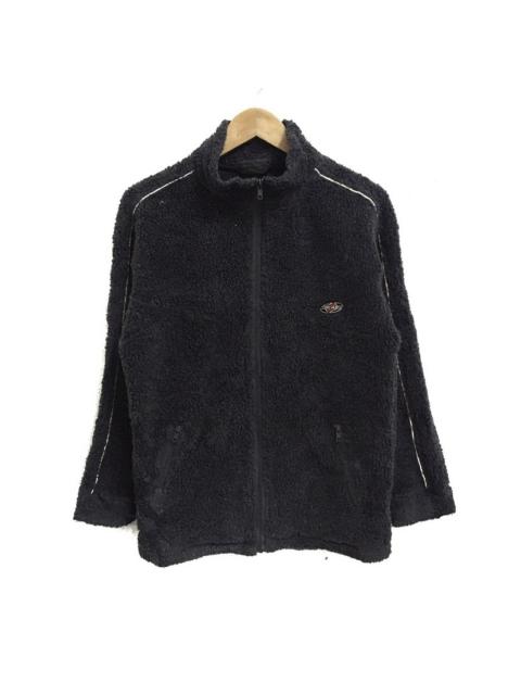 Other Designers Vintage - VINTAGE BEAR SMALL LOGO EMBROIDERY FLEECE ZIPPER SWEATER