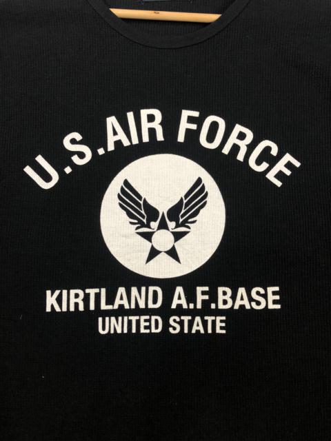 Other Designers Archival Clothing - VINTAGE 90s U.S.AIR FORCE CORDUROY LONGSLEEVE WITH BIG LOGO