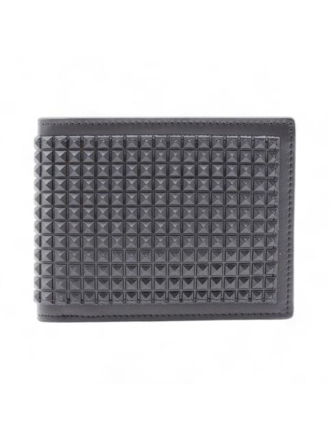 Giuseppe Zanotti Studded Leather Bifold Men's Wallet in Black - NIB $449
