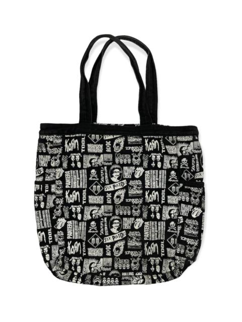 Other Designers Seditionaries - PUNK METAL ROCK BAND TOTE BAG - T3
