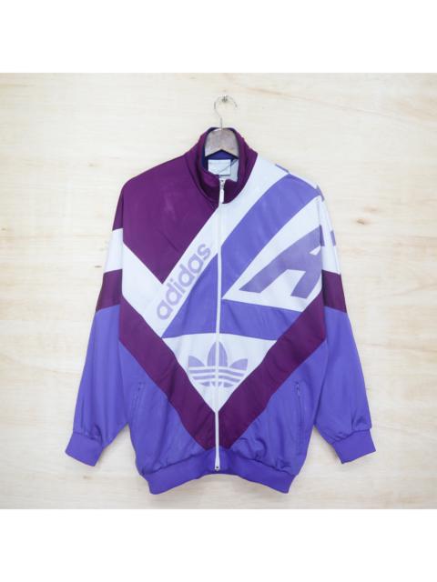 adidas Vintage 90s ADIDAS Big Logo Multi Color Block Track Jacket