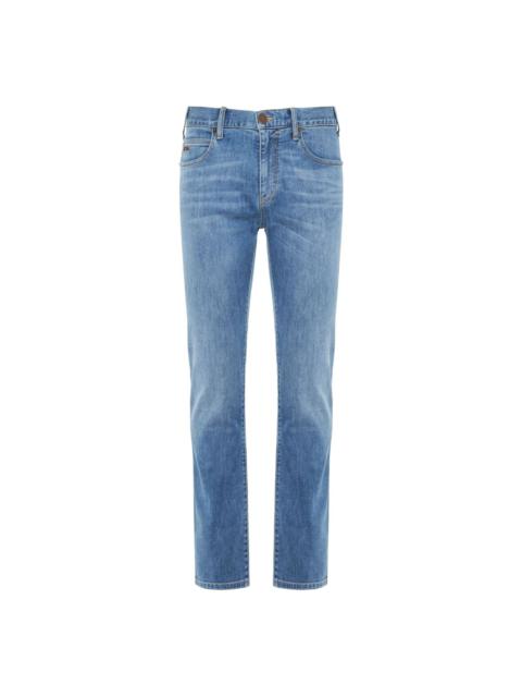 logo-patch jeans