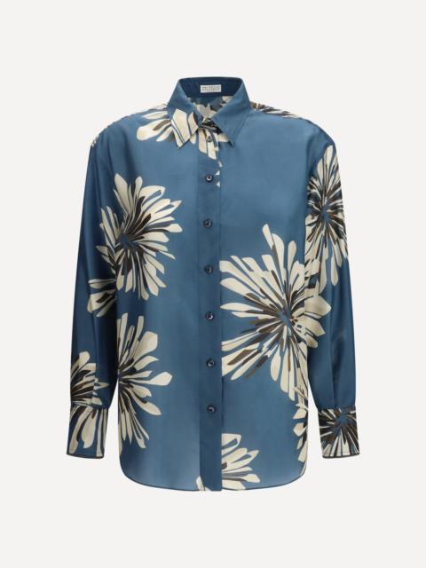 Brunello Cucinelli Floral silk Shirt