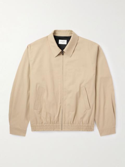 SAINT LAURENT Cotton-Twill Overshirt Beige