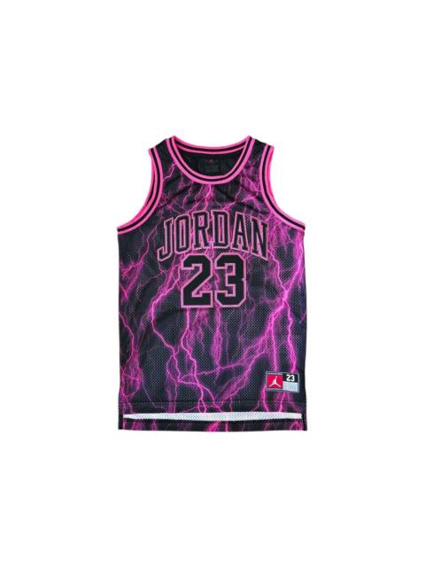 Other Designers Jordan Brand - Jumpman 23 Basketball Jersey Youth 10-12 Black Pink - NWOT