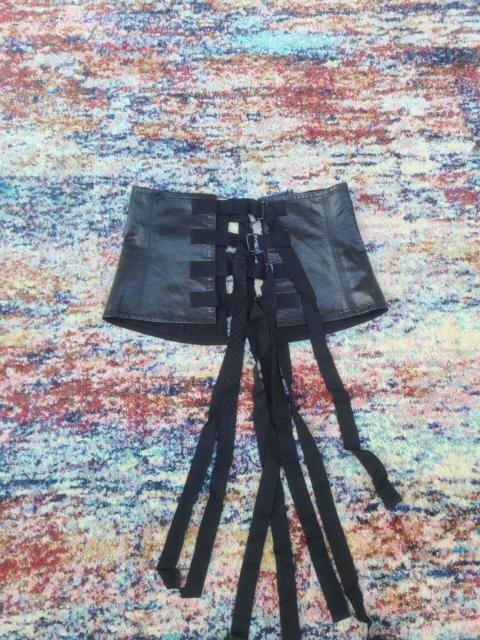 Ann Demeulemeester Ann Demeulemeester leather waist corset