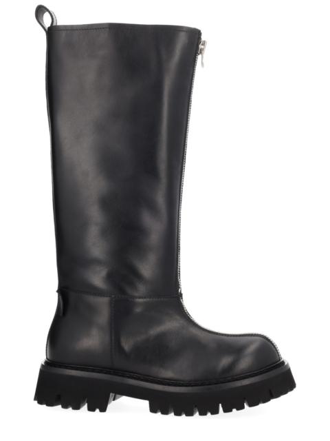 Moschino LEATHER ZIPPER BOOT