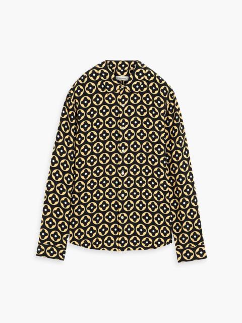 Sandro Printed crepe shirt