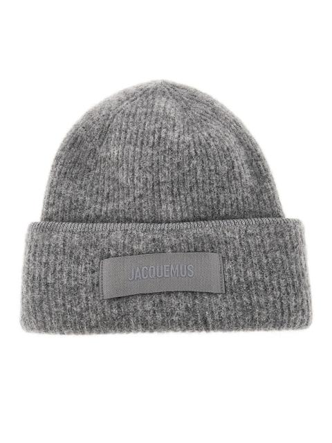 JACQUEMUS Jacquemus Women Knitted Beanie Hat With Gros-Grain Logo